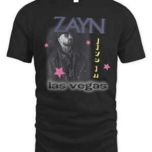 Zayn Official Store Live in Las Vegas Photo Star T Shirt