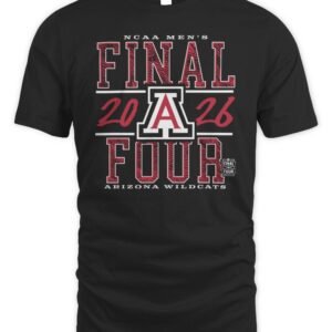 2026 NCAA Arizona Wildcats Men's Basketball Final Four T Shirt