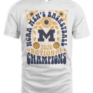 Michigan Wolverines 2026 NCAA Men's Basketball National Champions Motley Shirt