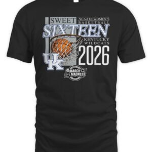 Kentucky Wildcats Sweet Sixteen 2026 NCAA Division I Women's Basketball Regional T Shirt