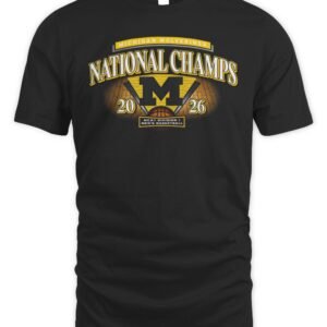 Michigan Wolverines 2026 Men's Basketball National Champions T Shirt
