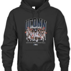 UConn Men's Basketball NCAA March Madness 2026 Team Collage Hoodie