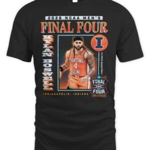 Kylan Boswell Illinois Fighting Illini Men's Basketball 2026 Final Four T Shirt