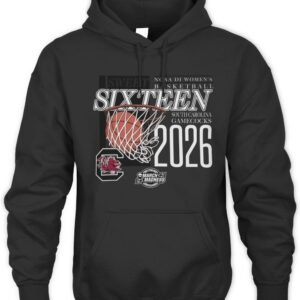 South Carolina Gamecocks Sweet Sixteen 2026 NCAA Division I Women's Basketball Regional Hoodie