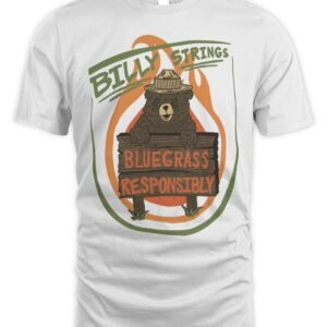 Billy Strings Merch Billy Strings Bluegrass Responsibly Tee