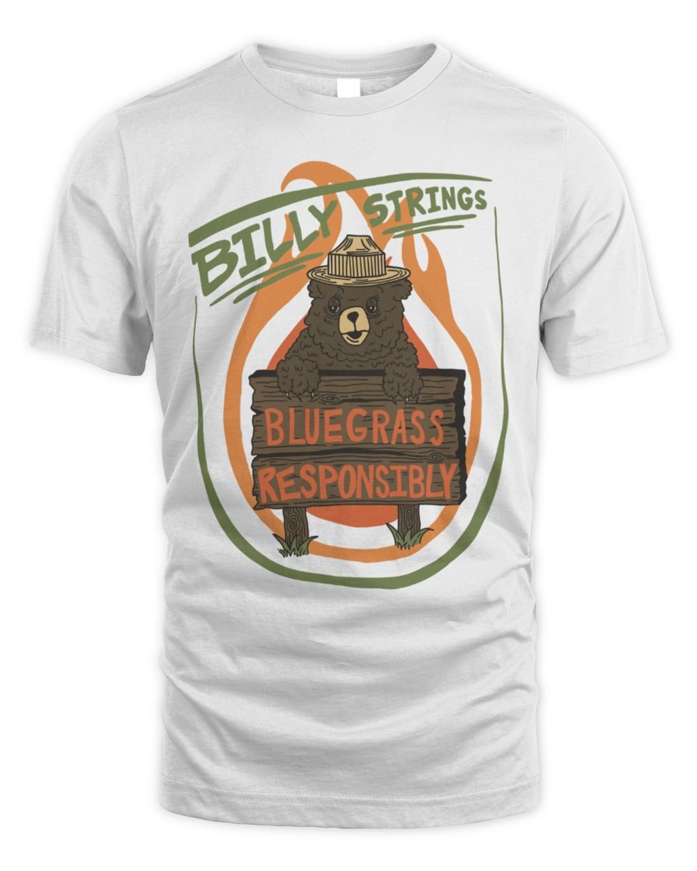 Billy Strings Merch Billy Strings Bluegrass Responsibly Tee