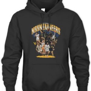 West Virginia Women's Basketball NCAA March Madness 2026 Team Collage Hoodie