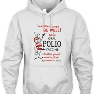 Wellbee Polio Vaccine Mascot Hoodie