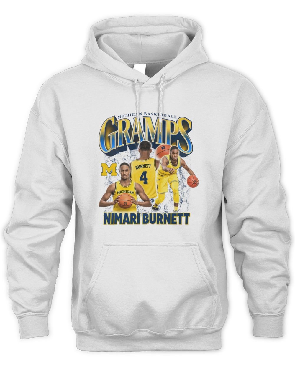 Nimari Burnett Michigan Wolverines Basketball Gramps Hoodie