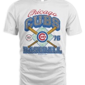 Chicago Cubs '47 x Stoney Clover Lane Sand Crossover Base Foundation T-Shirt