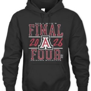 2026 NCAA Arizona Wildcats Men's Basketball Final Four Hoodie