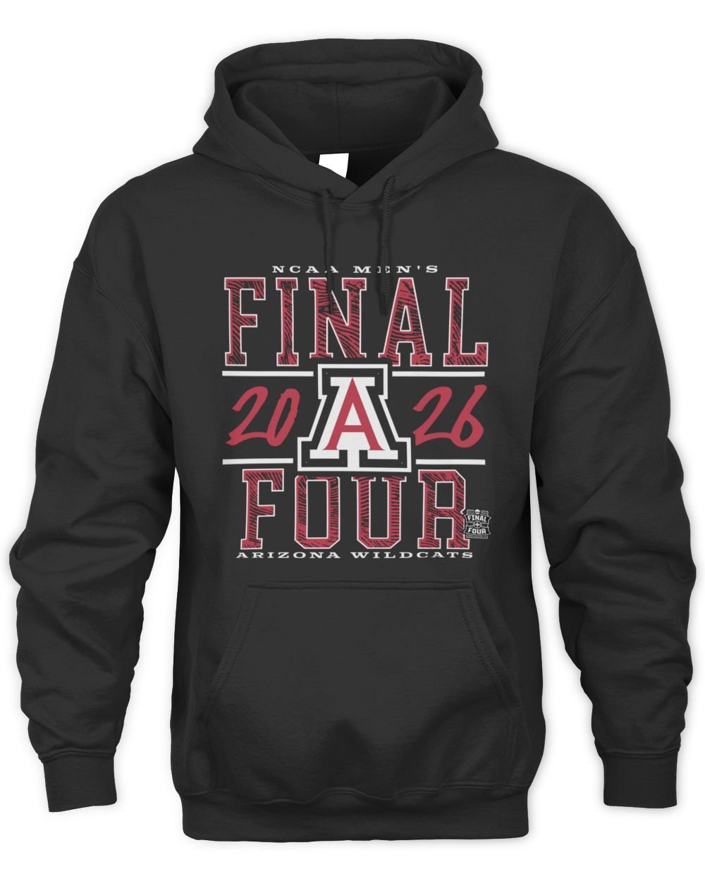 2026 NCAA Arizona Wildcats Men's Basketball Final Four Hoodie