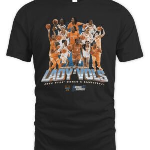 Tennessee Lady Volunteers Women's Basketball NCAA March Madness 2026 Team Collage T-Shirt