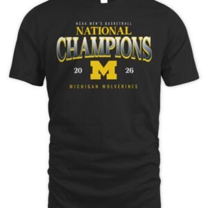 Michigan 2026 Basketball National Champions Graded T-Shirt
