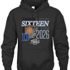 Duke Blue Devils Sweet Sixteen 2026 NCAA Division I Women's Basketball Regional Hoodie
