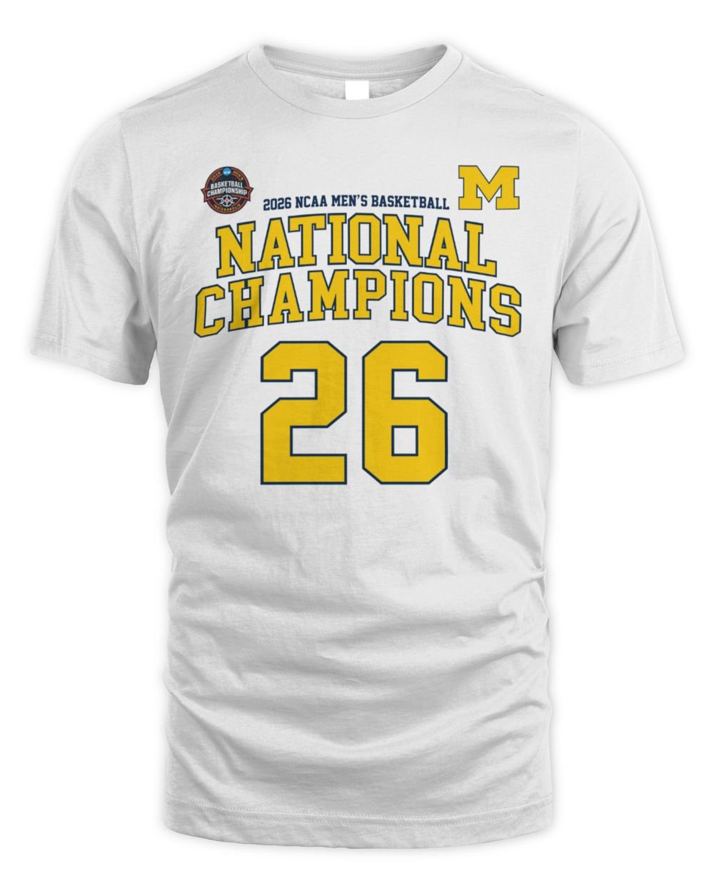 NCAA Division I Men's Basketball Michigan 26 National Champions T Shirt