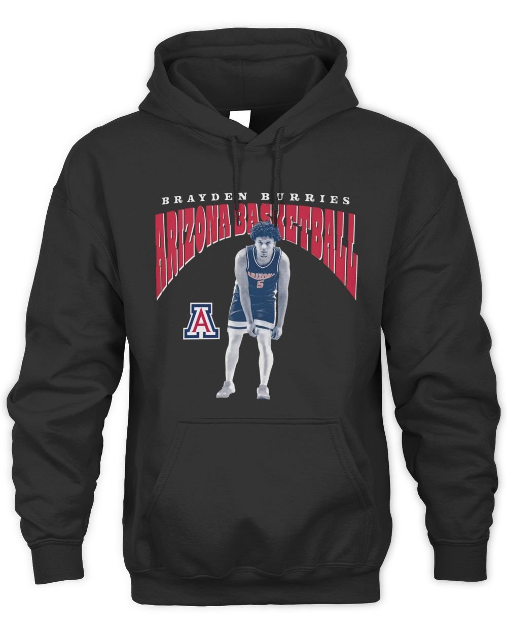 Arizona Basketball Brayden Burries Retro 90s T Shirt Hoodie