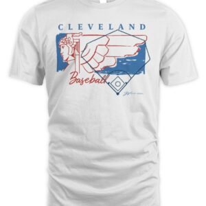 Cleveland Baseball Diamond Collage T Shirt