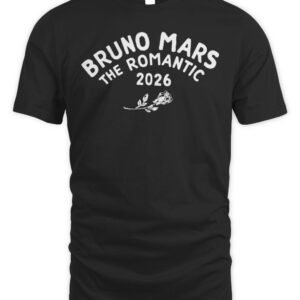 Bruno Mars Merch The Romantic Tour Hoodie T Shirt
