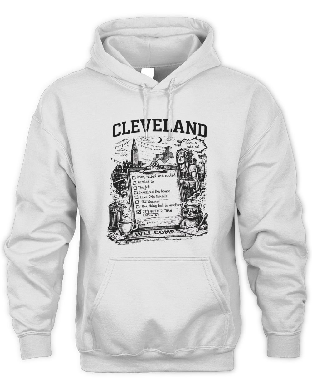 Get the Check Better Than Expected Essential Hoodie