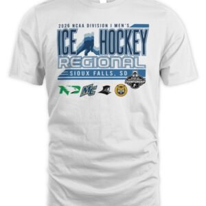2026 NCAA Division I Men's Ice Hockey Regional Sioux Falls Champion T Shirt