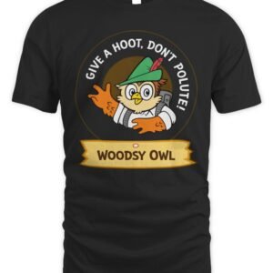 Woodsy Owl Give a Hoot Don't Pollute T Shirt