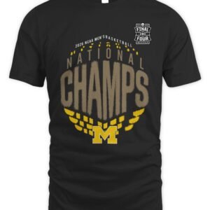 Michigan Wolverines Men's Basketball National Champions Locker Room T-Shirt