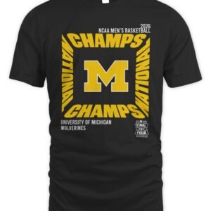 Michigan Wolverines Men's Basketball National Champions Celebration Shirt