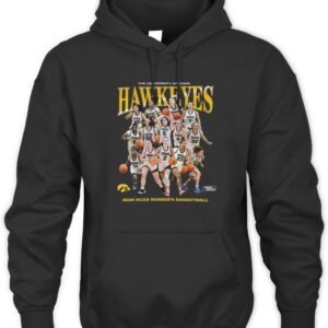 Iowa Women's Basketball NCAA March Madness 2026 Team Collage Hoodie