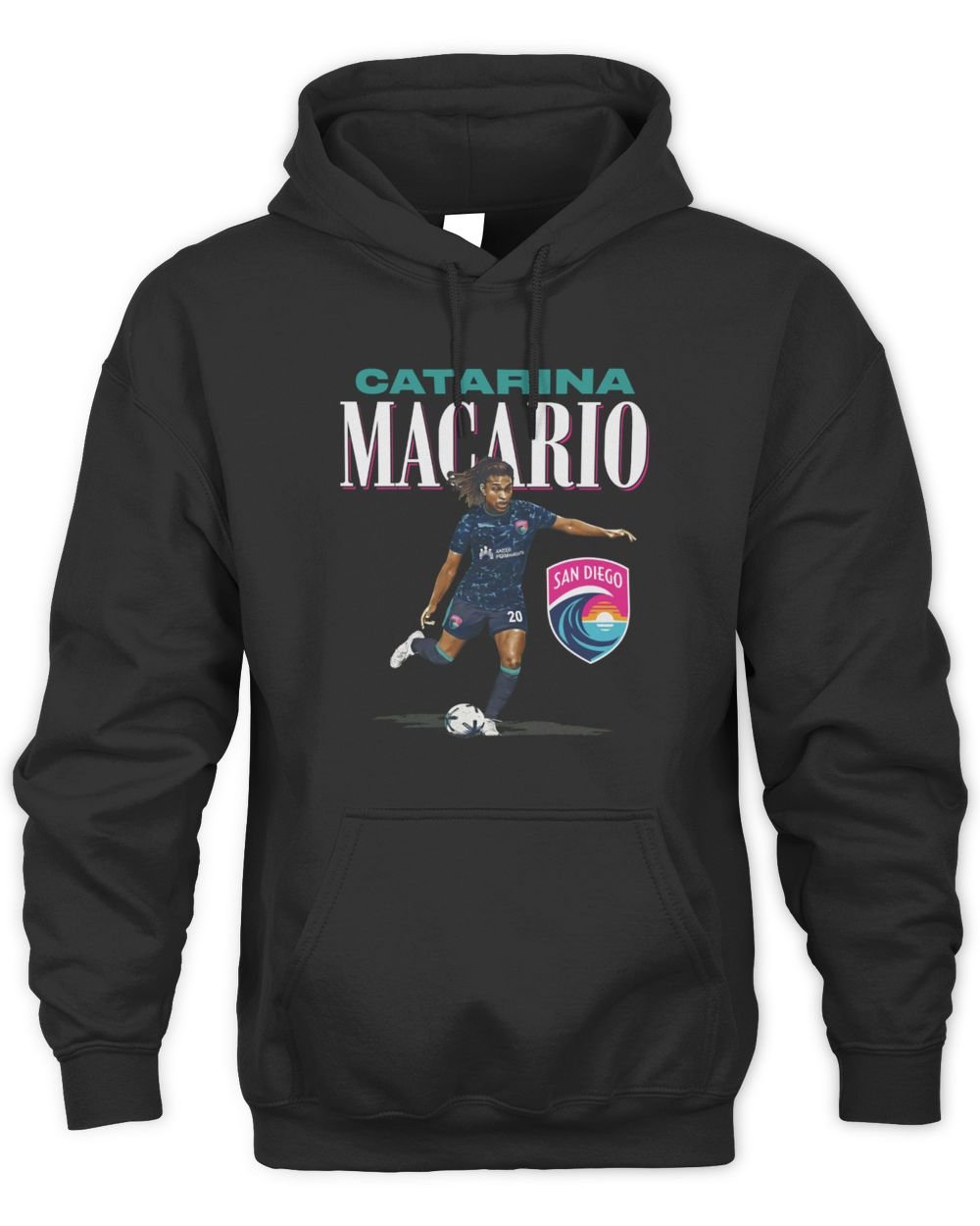 Catarina Macario San Diego Wave FC Player Name T Shirt Hoodie