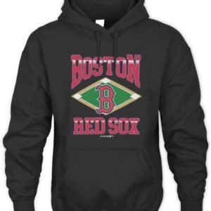 Boston Red Sox Retro Diamond T Shirt Hoodie