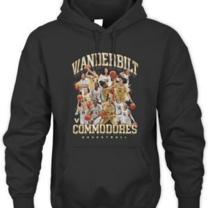 Vanderbilt Women's Basketball NCAA March Madness 2026 Team Collage Hoodie