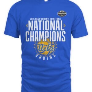 UCLA Bruins 2026 NCAA Women's Basketball National Champions Locker Room T-Shirt