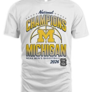 Michigan Wolverines 2026 Men's Basketball National Champions T Shirt