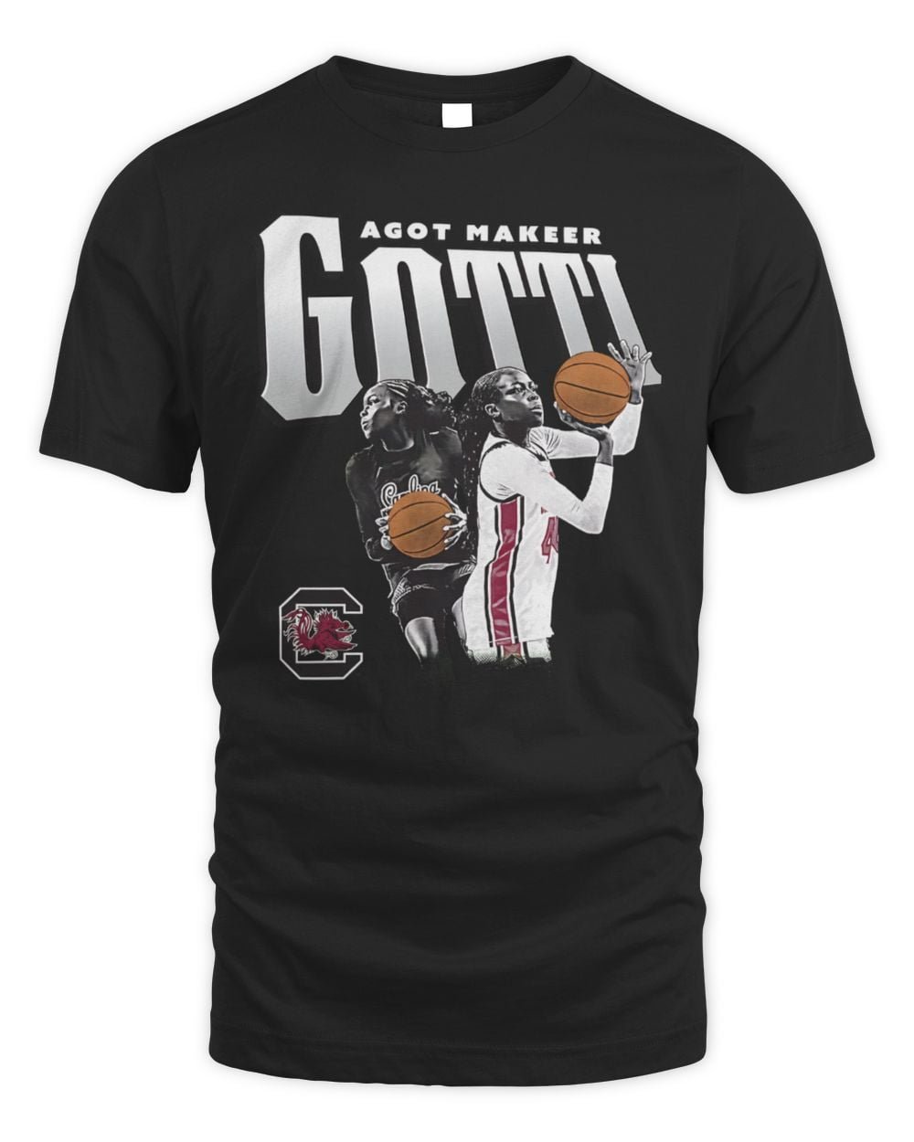 Agot Makeer South Carolina Gamecocks Garnet Gotti T Shirt