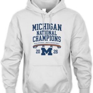 Michigan Men's Basketball 2025-2026 National Champions Maize Hoodie