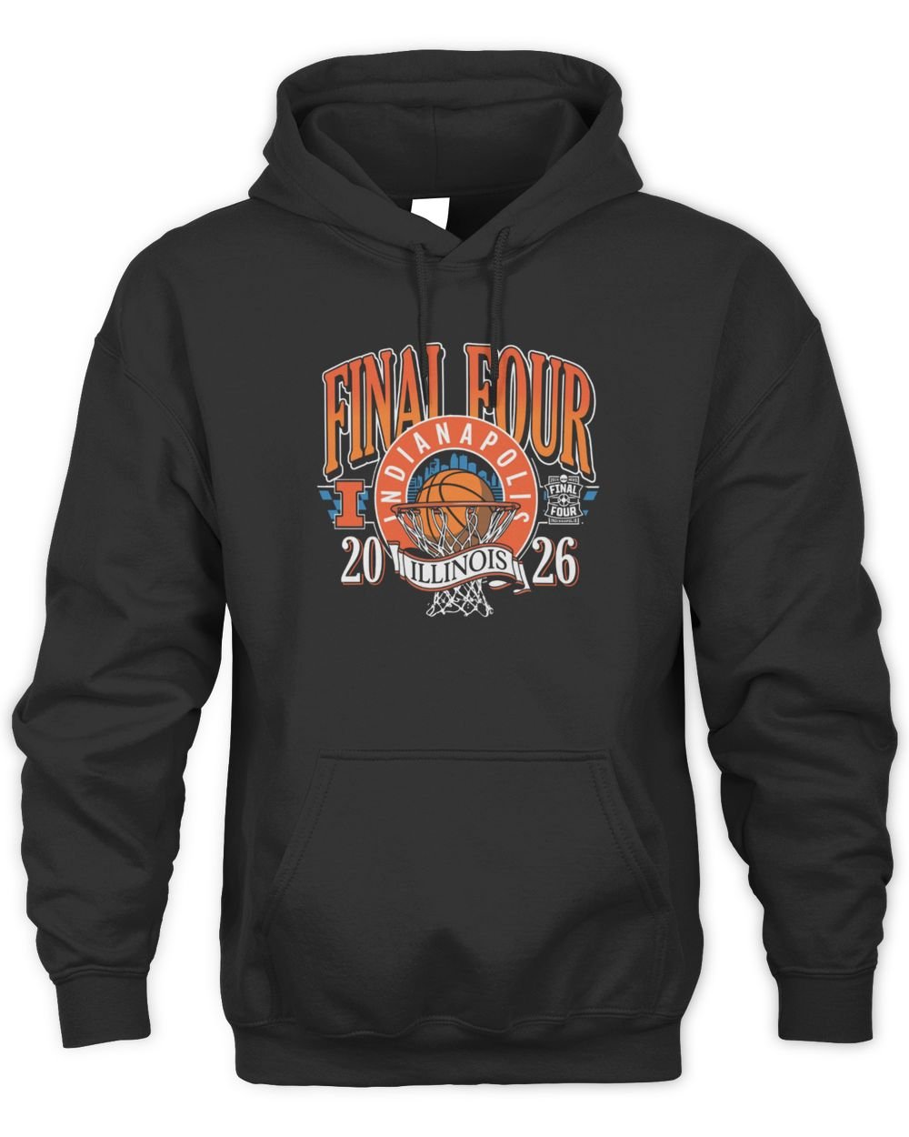 Illinois Basketball Final Four Indy T Shirt Hoodie