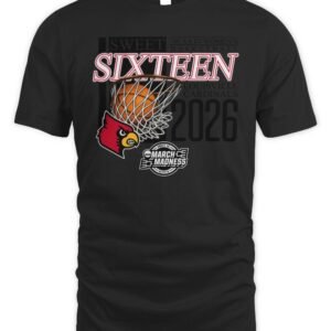Louisville Cardinals Sweet Sixteen 2026 NCAA Division I Women's Basketball Regional T Shirt
