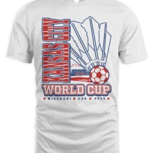 Kansas City World Cup Shuttlecock Max Collegiate T Shirt