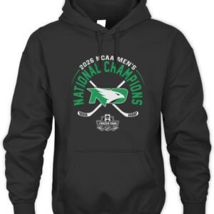 North Dakota 2026 National Champions Hockey Tee