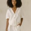 The Closet Paris Breezy Lightweight Linen Button-Down Shirt