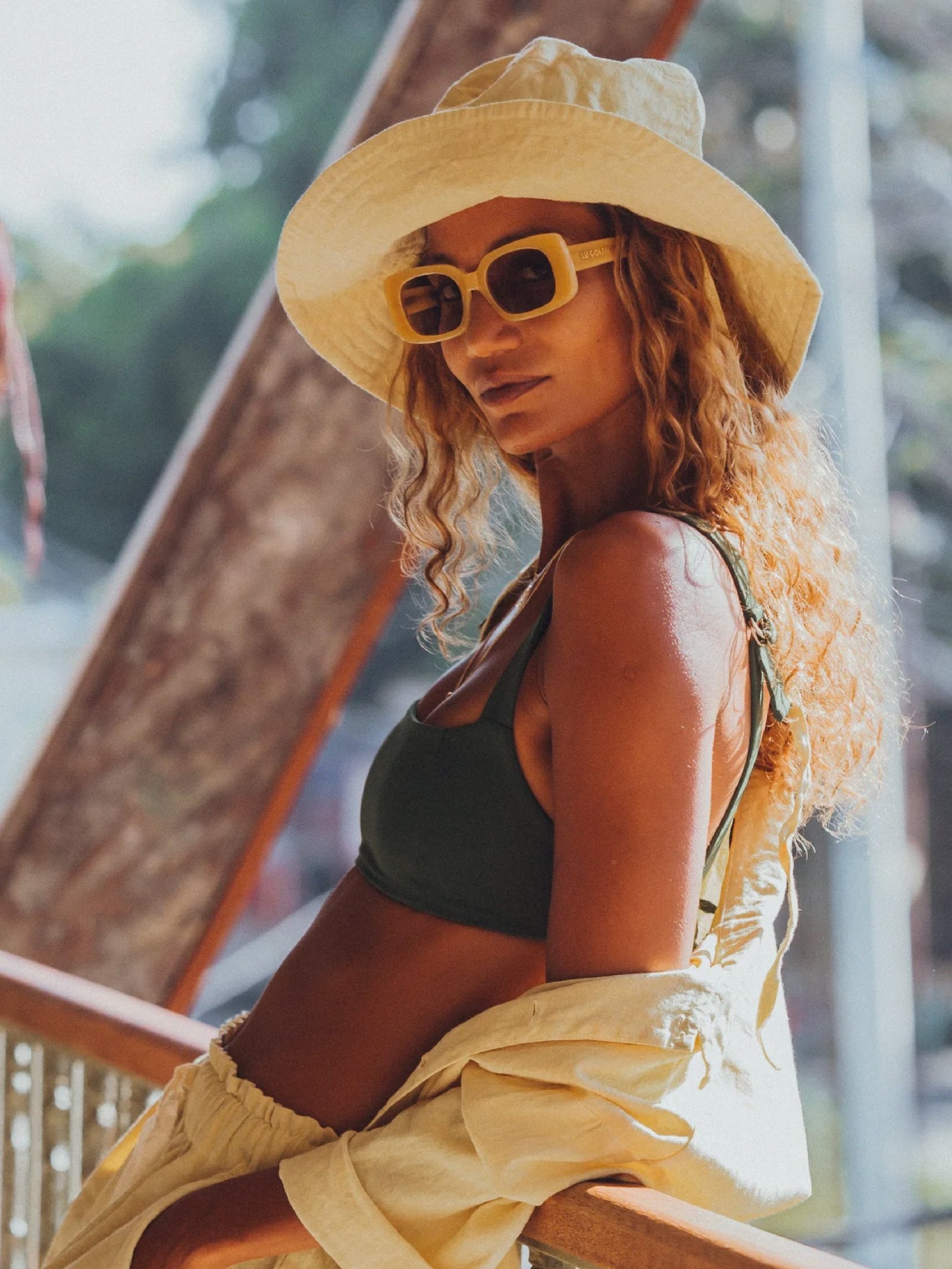 Vibrant Large Floppy Beach Hat